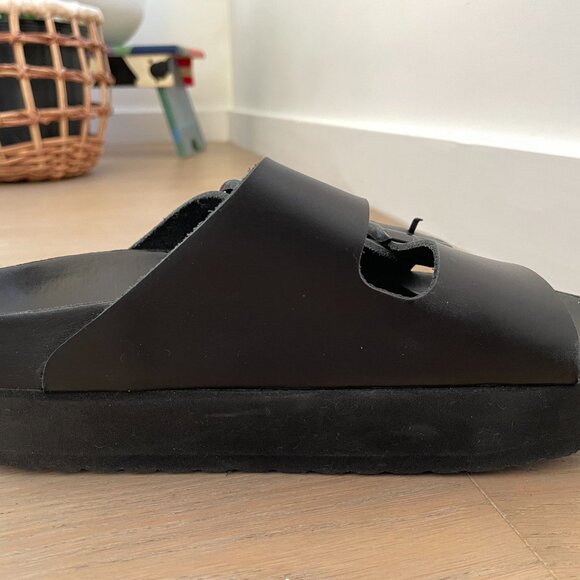 Birkenstock Black Sandals with Contoured Footbed - Picture 6 of 6